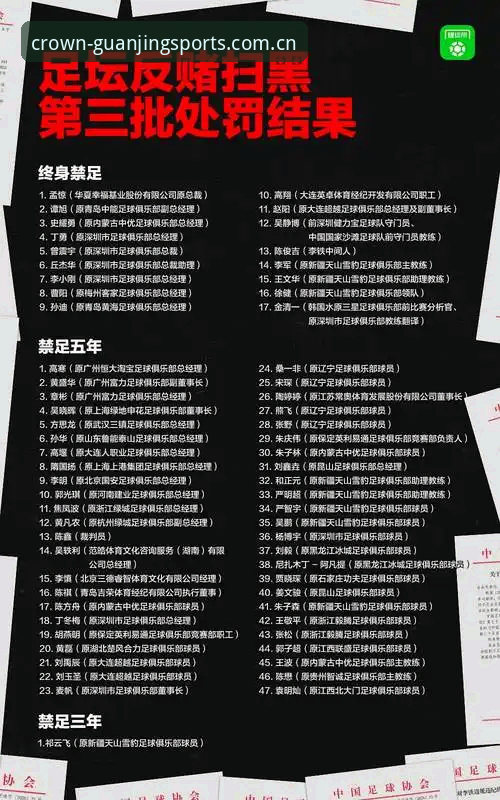足协第三批禁足名单详解：行业震动下的深层思考